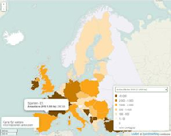 Weizen Dinkel Anbaufläche Europa 2012-2023