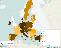 Silomais Ertrag Europa 2012-2023
