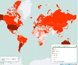 Fleischkonsum weltweit 2010-2019