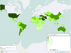 Erdnuss Ertrag weltweit 1961-2020