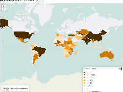 Baumwolle Anbaufläche weltweit 1961-2021